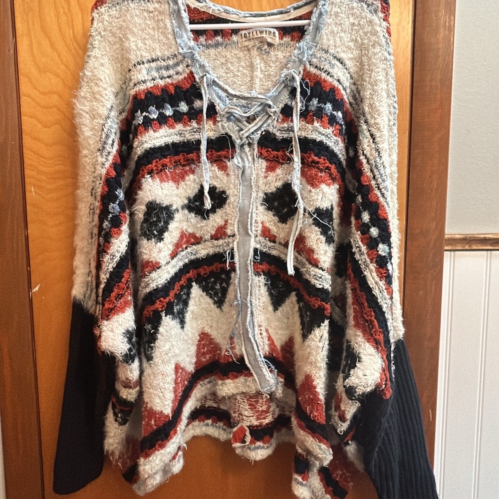 Idyllwind Multicolor V-Neck Sweater